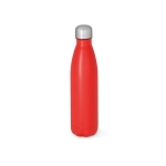 Recycled bottle, stainless steel, matte, 770 ml red colour