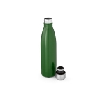 Recycled bottle, stainless steel, matte, 770 ml military green colour second view