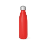 Recycled stainless steel leak-proof bottle, 1L red colour