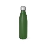 Recycled stainless steel leak-proof bottle, 1L military green colour