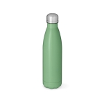 Recycled stainless steel leak-proof bottle, 1L pastel green colour