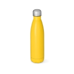 Recycled stainless steel leak-proof bottle, 1L dark yellow colour