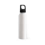 Bottle for sports made from recycled aluminium, 660 ml white colour