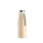 Recycled stainless steel bottle in colours, 380 ml champagne colour