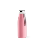 Recycled stainless steel bottle in colours, 380 ml light pink colour