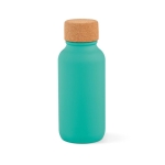 Recycled stainless steel bottle, matte, 500 ml turquoise colour