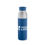 Recycled stainless steel bottle doubles as a cup, 720ml main view