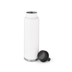 Recycled stainless steel thermal bottle, 1.5 L white colour second view