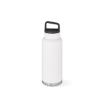 Recycled stainless steel leak-proof bottle, 1.03 L white colour