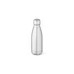 Thermal bottle made of recycled stainless steel, 400 ml silver colour