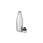 Thermal bottle made of recycled stainless steel, 400 ml silver colour second view