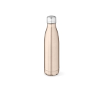 Thermal bottle made of recycled stainless steel, 400 ml champagne colour