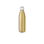 Thermal bottle made of recycled stainless steel, 400 ml gold colour