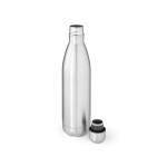 Thermal bottle made of recycled stainless steel, 800 ml silver colour second view