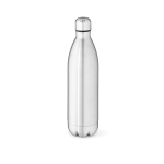 Thermal bottle made of recycled stainless steel, 1 L silver colour