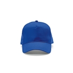 5 panel hat made of recycled cotton, 220 g/m2 blue colour