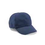 Adjustable 6-panel snapback RPET hat, 110 g/m2 blue colour