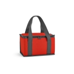 Cooler bag with handles for picnics and trips, 600D RPET, 5 L red colour