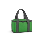 Cooler bag with handles for picnics and trips, 600D RPET, 5 L green colour