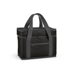 Thermal bag 2 compartments for summer, RPET, 10 L black colour