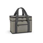 Thermal bag 2 compartments for summer, RPET, 10 L grey colour