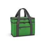 Thermal bag 2 compartments for summer, RPET, 10 L green colour