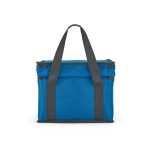 Thermal bag 2 compartments for summer, RPET, 10 L royal blue colour rear view