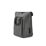 Isothermal backpack with front pocket, RPET, 28 L dark grey colour