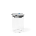 Glass jar with recycled stainless steel lid, 1.13 L main view