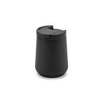 Recycled stainless steel thermal mug, 350 ml black colour second view