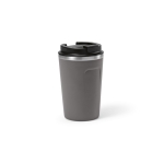 Sustainable thermal mug, recycled steel, 400 ml grey colour