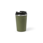 Sustainable thermal mug, recycled steel, 400 ml military green colour