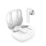 Waterproof noise-canceling earphones white colour