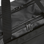 Duffle bag with water-repellent coating, RPET black colour second detail view