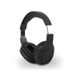 Sustainable wireless headphones with 8 hours playback black colour