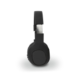 Sustainable wireless headphones with 8 hours playback black colour third view