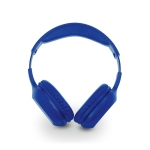 Sustainable wireless headphones with 8 hours playback blue colour