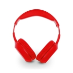 Sustainable wireless headphones with 8 hours playback red colour