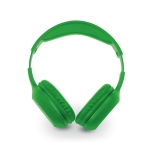 Sustainable wireless headphones with 8 hours playback green colour