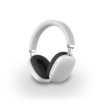 Wireless noise-cancelling headphones with mic light grey colour