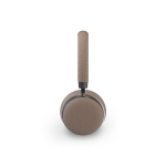 Sustainable noise-canceling headphones champagne colour second view