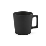 Ceramic mug with matte finish in bright colours, 310ml black colour