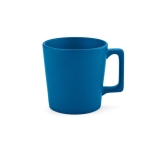 Ceramic mug with matte finish in bright colours, 310ml blue colour