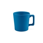 Ceramic mug with matte finish in bright colours, 220 ml blue colour