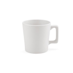 Ceramic mug with matte finish in bright colours, 220 ml white colour