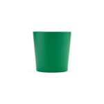 Ceramic mug with matte finish in bright colours, 220 ml green colour rear view