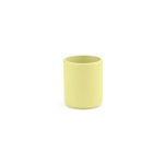 Ceramic mug with matte finish, without handle, 60 ml yellow colour