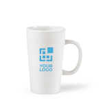 Corporate mug with ceramic body and large handle, 270 ml main view