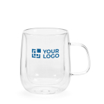 Double-walled borosilicate glass mug, 400 ml main view