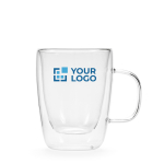 Double-walled borosilicate glass mug, 260 ml main view